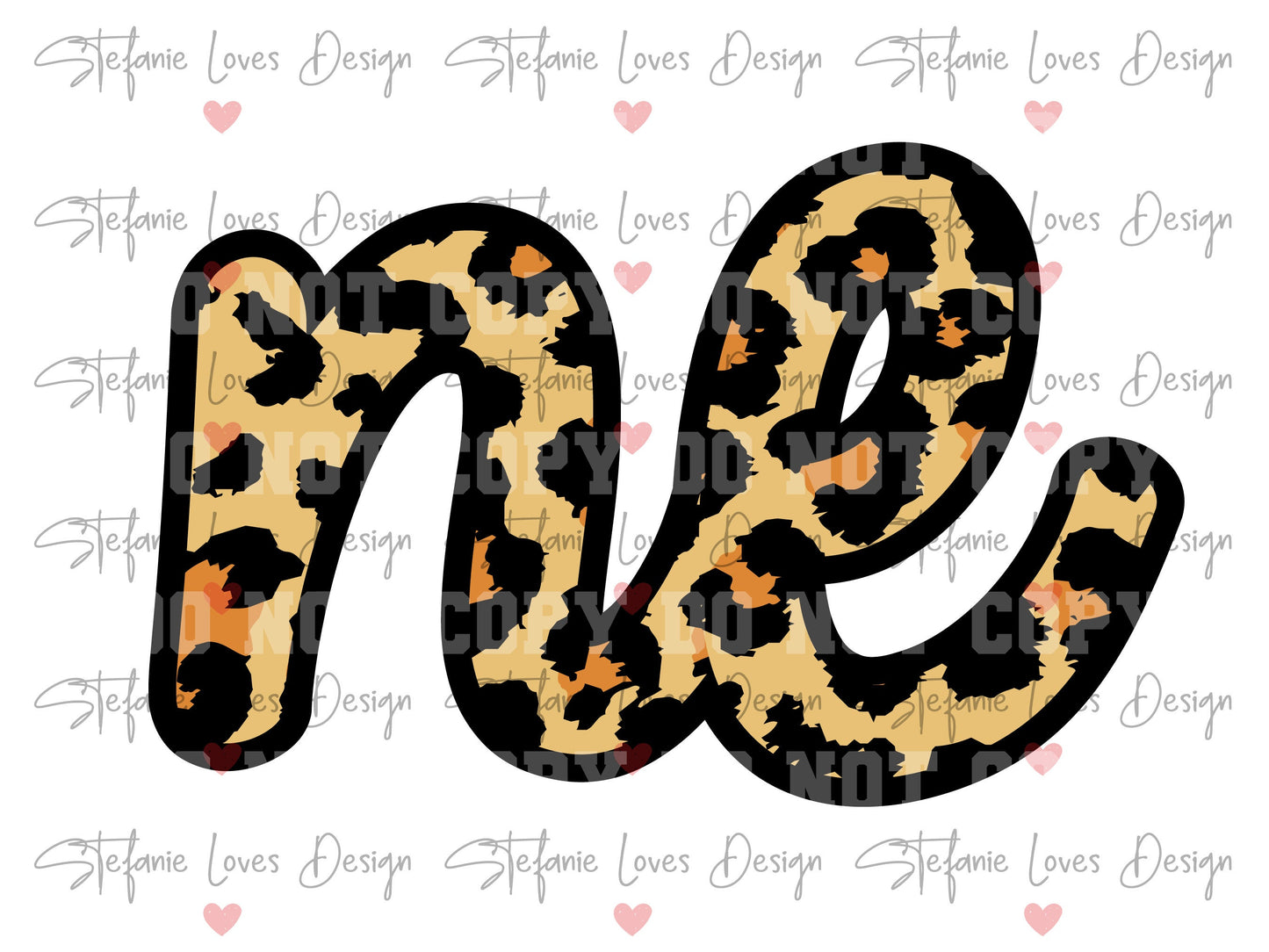 NE leopard Design SVG, Digital Design, Nebraska Leopard svg