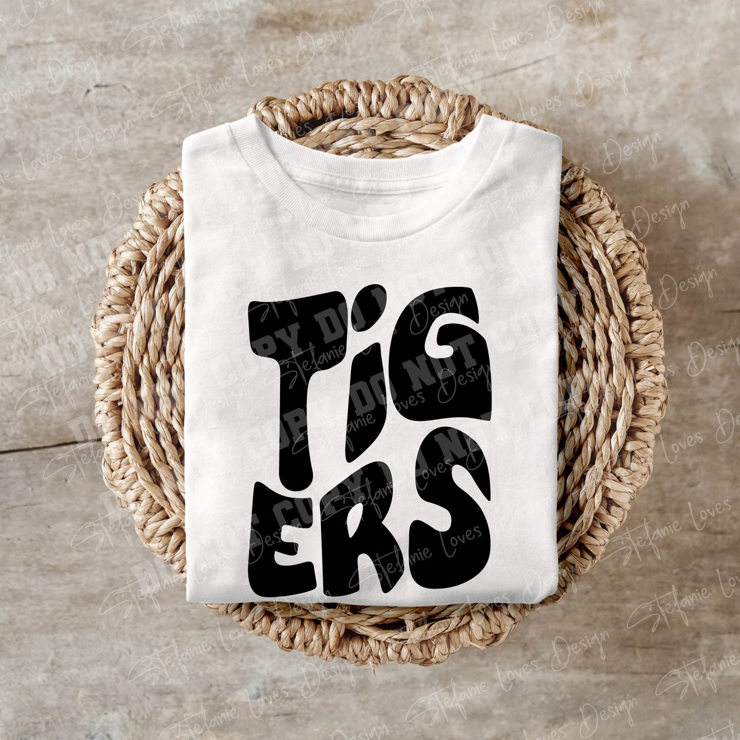 TIGERS Mascot Digital Design