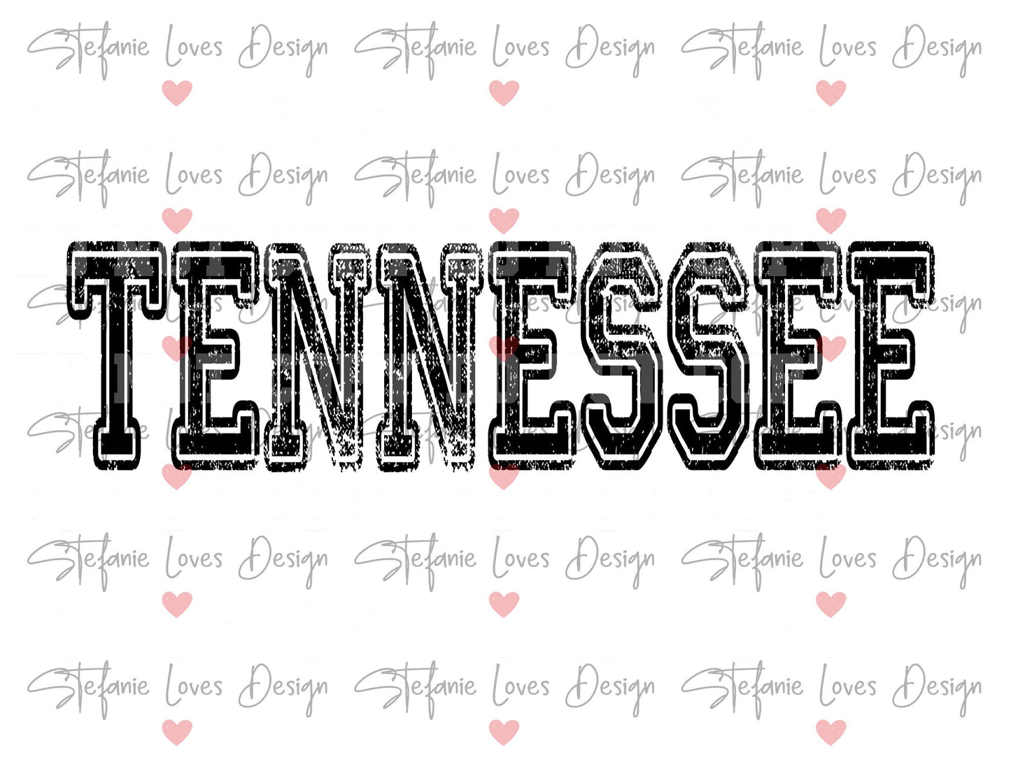 Tennessee Distressed Digital Design