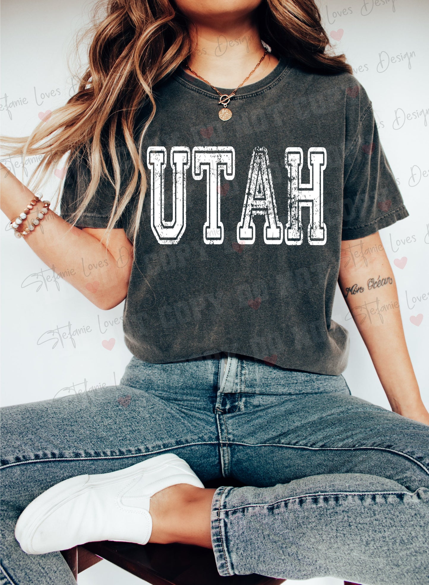 Utah Distressed Design png and svg, Digital Design