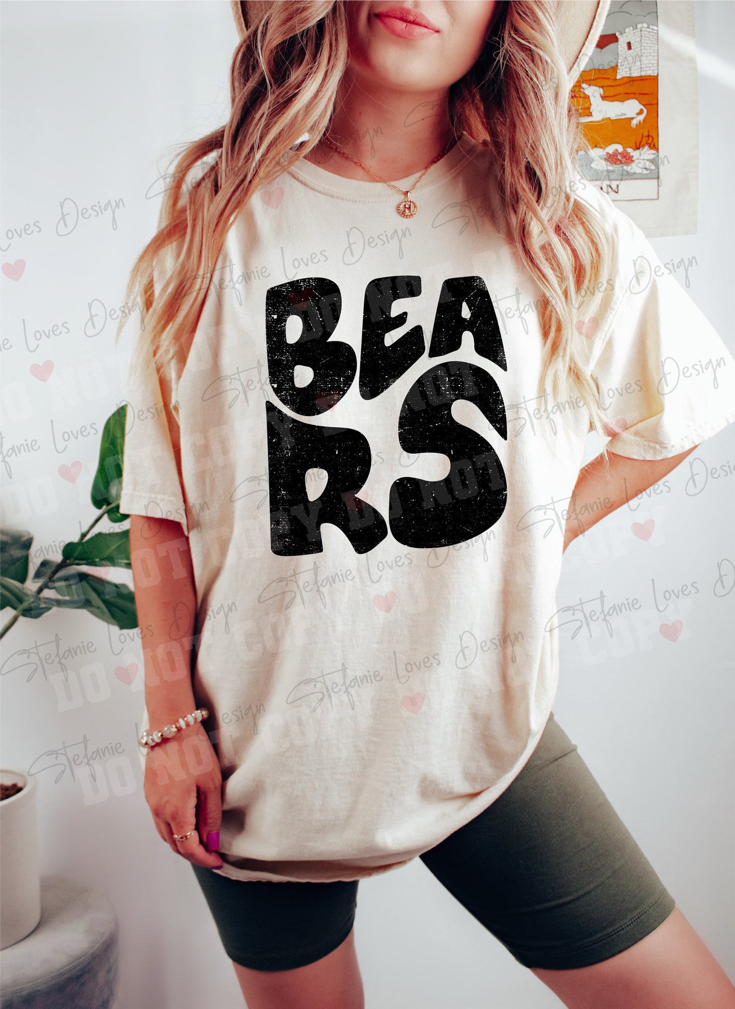 Bears png, Distressed Bears png, Digital Design