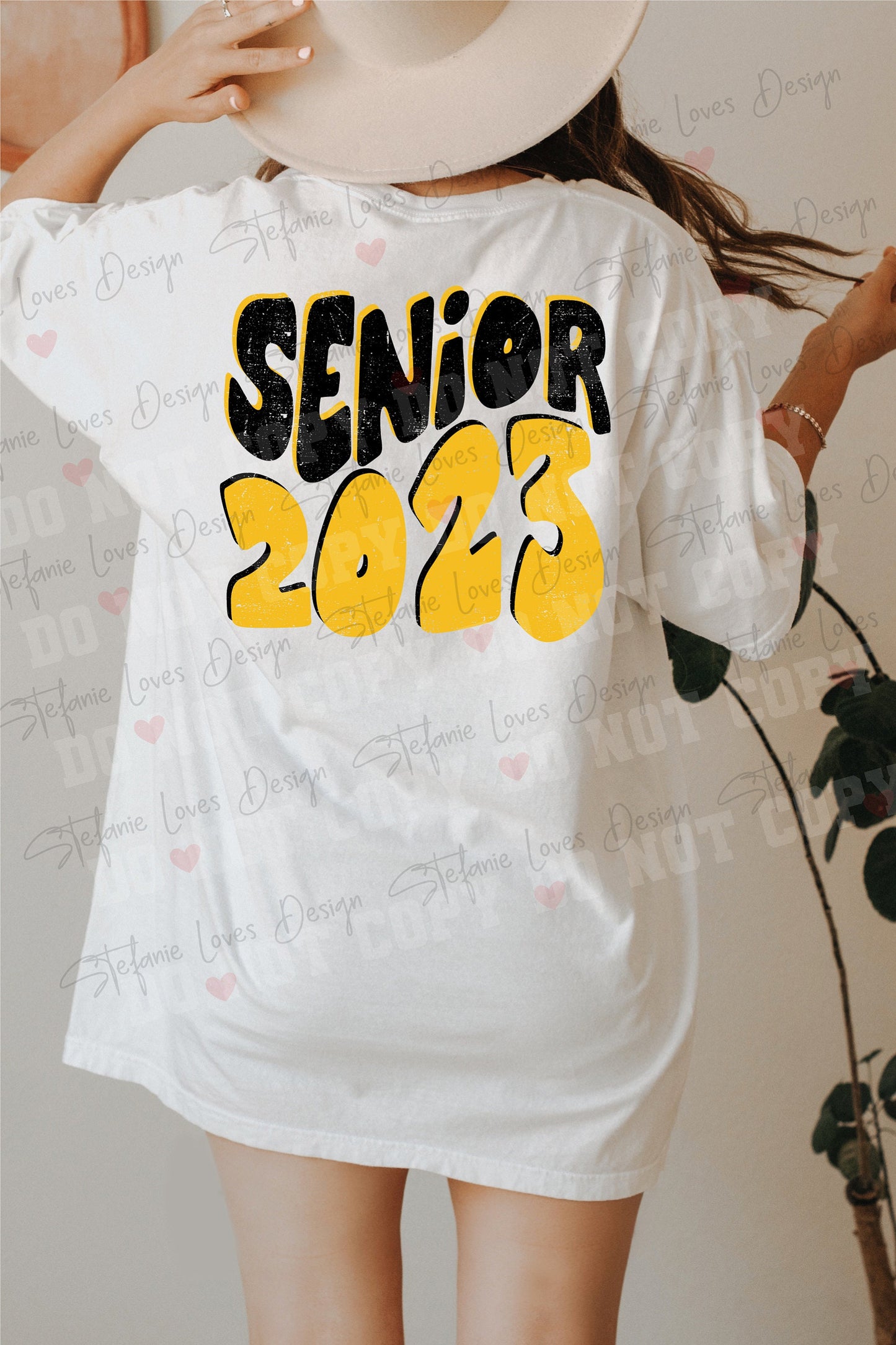 Senior 2023 Distressed png and svg, Distressed Senior png, 2023 Graduate, Digital Design, Graduation, Black and Gold