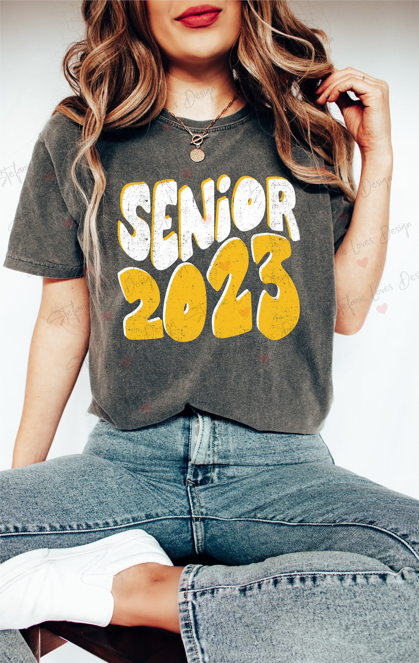 Senior 2023 Distressed png and svg, Distressed Senior png, 2023 Graduate, Digital Design, Graduation, Black and Gold