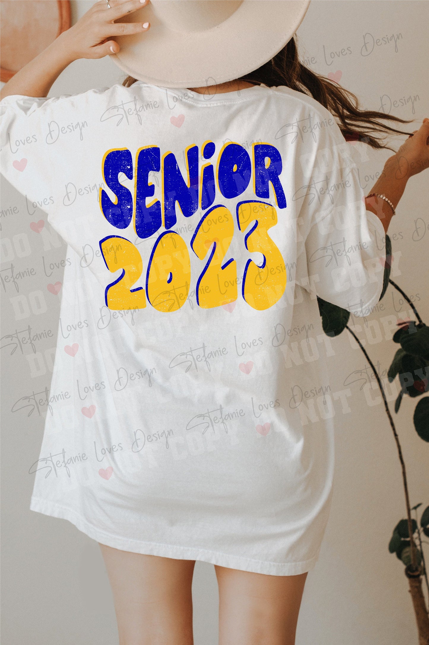 Senior 2023 Distressed png and svg, Distressed Senior png, 2023 Graduate, Digital Design, Graduation, Royal and Gold