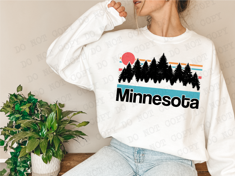 Minnesota Home Tee Digital Design | PNG