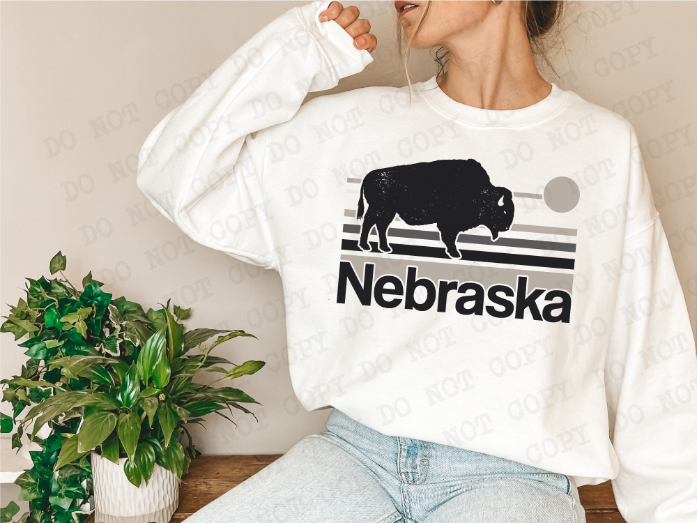 Nebraska Home Tee Neutral Digital Design