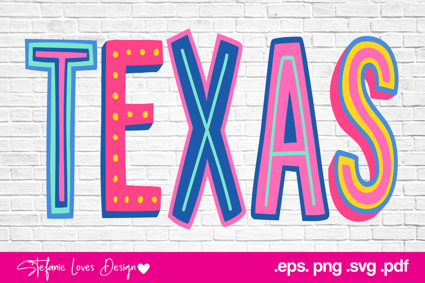 Texas Cute Font Digital Design